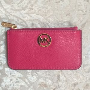 MK Leather Coin Purse